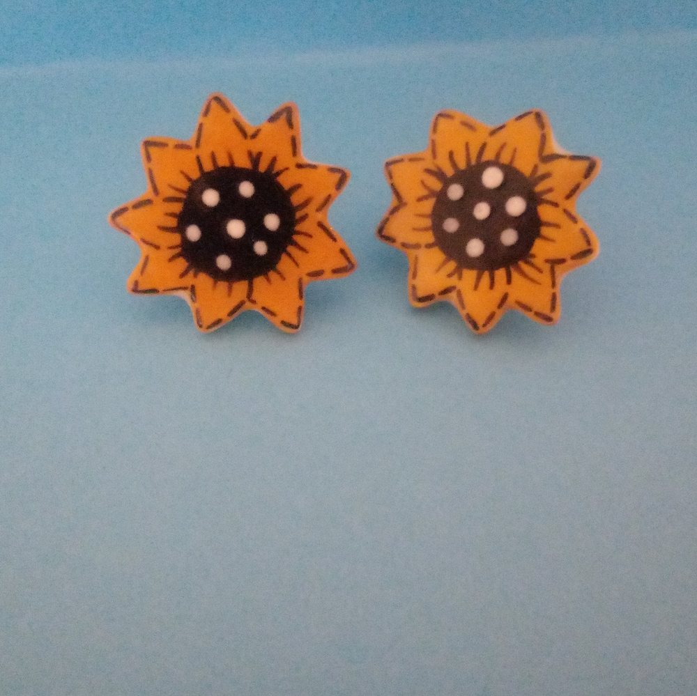 Flower earings